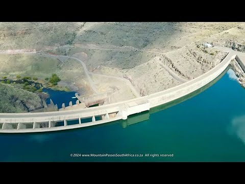 Katse Dam - Lesotho ... from the air... 2024
