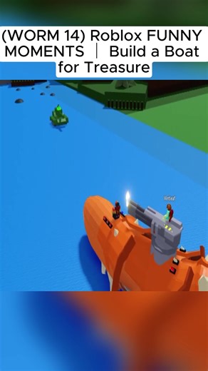 (WORM 14) Roblox FUNNY MOMENTS ｜ Build a Boat for treasure | build a boat