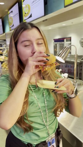 Chicken sandwich taste test at the Sacramento Kings and Golden 1 Center media food tasting