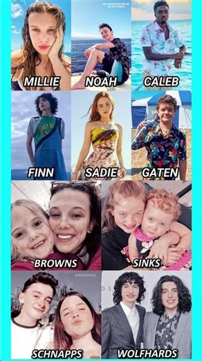 Stranger Things Cast With Their Real Life Siblings 😱 #contentcreator #contentcreator #fanchannel