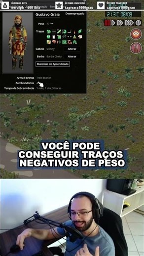 Como PERDER traços NEGATIVOS no PZ #projectzomboid #survivalgame #games #games #gameplay