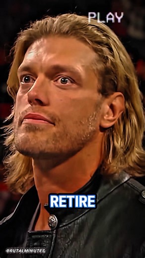 Edge on his retirement in 2011 😳 #wwe #edge #wrestling #wweshorts