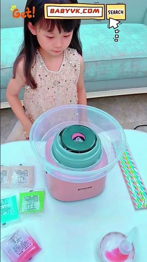 Want to Make Cotton Candy for Your Kids? Try the Homemade Cotton Candy Machine! #baby