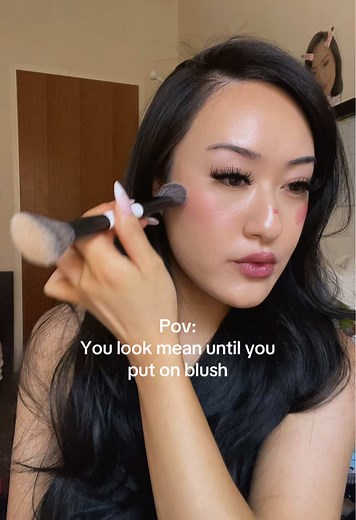 My favourite makeup step❤️ #fyp #blush #makeup #mean #beautytok @Charlotte Tilbury @Too Faced