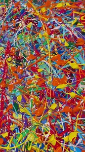 Abstract Jackson Pollock Inspired Art, Jackson Pollock Large Artwork, Jackson Pollock Style Art, Pollock Inspired Painting, Pollock Wall Art - Etsy