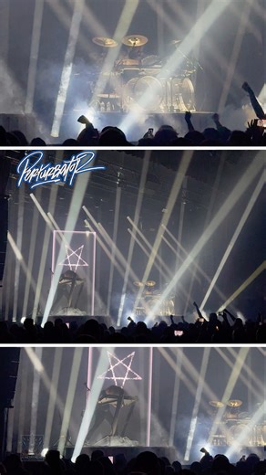 My Camera Almost Died From the Lights - Perturbator Live in Paris ⚡️