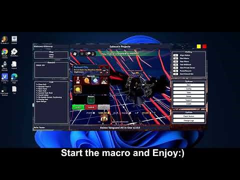 UPDATED!! Salmon's Macro 2.0 Solo Cid Raid Act 2 - Anime Vanguards