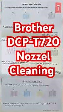 How to clean Nozzel or printhead of Brother DCP-T720DW, #printhead #colormissing #nozzle #inkprinter