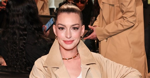 Anne Hathaway Stuns as She Steps Out for NYC Fashion Show: Photos