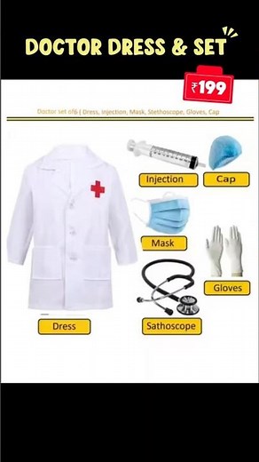 Doctor Coat Dress for Kids 👶🩺 | Meesho Review & Try-On #meesho