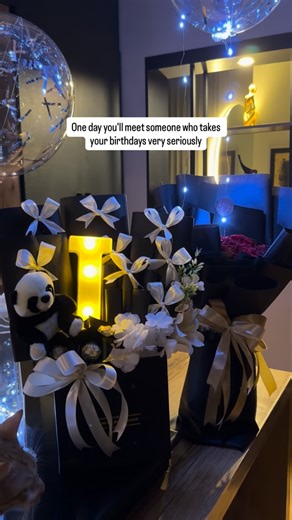 The Floral Surprise on Instagram: "May we all find someone who takes our birthdays seriously 🫠 [flower delivery lahore birthday gifts surprise boxes luxury bouquets anniversary flowers same day delivery premium gifting romantic surprises customised gifts event decor fresh roses balloon bouquet]"