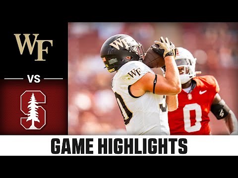 Wake Forest Demon Deacons vs. Stanford Cardinal Game Highlights | 2024 ACC Football