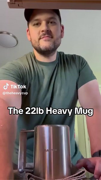 The Heavy Cup | 22lb Mug on TikTok