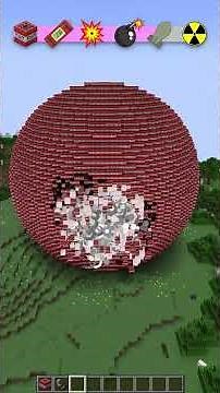 1 v 1,000,000 TNT Explosion in Minecraft 💥
