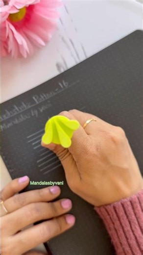 Brushstroke Dot Mandala|Beginners Step‑by‑Step Tutorial #dotmandala #shortsfeed#shorts#trending#art