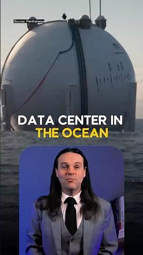 Wave-powered offshore AI data center with seawater cooling