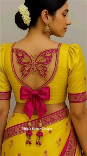 Latest Beautiful Blouse Ki Back Neck Design#‪@NirjalaKumariDesigns‬#trending#shortsviral#shorts#yt
