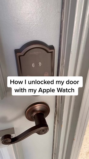 Unlocking Your Door with Apple Watch and Schlage Encode Plus