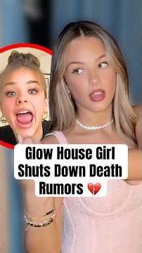 Glow House Girl Shuts Down Death Rumors #shorts #tallulahmetcalfe #glowhouse