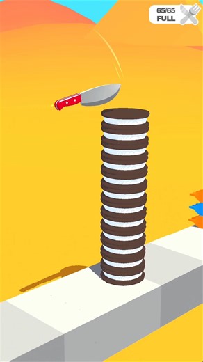 Slice It All Gameplay! Satisfying ASMR slicing game Level 1375 #sliceltall #short