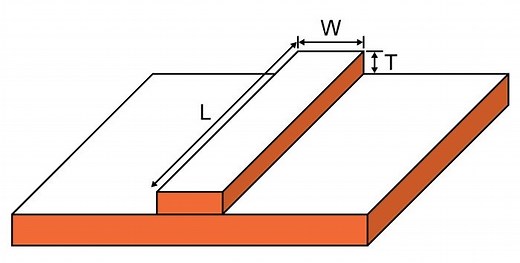 Trace resistance Calculation, Formula, Example | Electrical4u