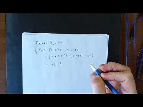Example of the Fundamental Theorem of Line Integrals