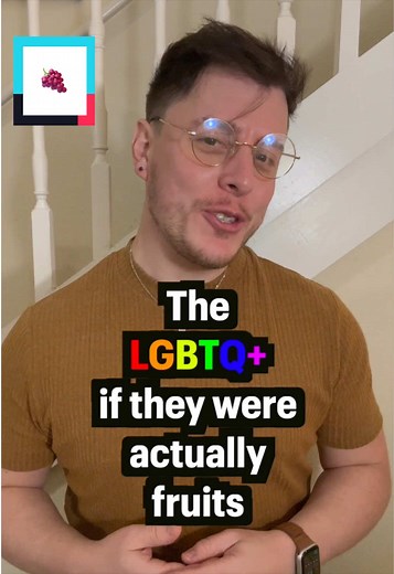 The LGBTQ if they were actually fruits… 🍇 #comedy | thomas sanders