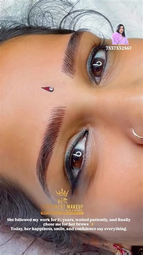 Reshma Reddy Cherukupalli on Instagram: "Client followed my Instagram page for 1½ years and visited our clinic after seeing 400+ happy client results. She is extremely satisfied with her natural-looking permanent eyebrows. I specialize in natural brows, combination brows, brow correction, lip neutralisation, eyeliner, and also provide PMU & paramedical courses. 📍 Hyderabad 📞 Appointments & Training: 7337332567 🎓 Internationally Certified PMU Artist & Trainer 🏆 400+ eyebrow procedures success