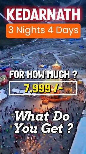 Kedarnath Budget tour plan | Kedarnath Tour Package