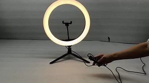 10 Inch RGB Video Ring Light 360 Photographic Lighting 16 Colors Rainbow LED RingLight for TikTok Youtube