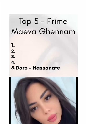 Maeva Ghennam et son sérum sensationnel