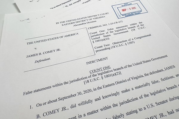 The sparse indictment of Comey by Trump's Justice Department belies a complicated backstory