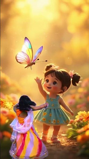 🦋 “Butterfly Butterfly Say Goodbye! | Cute Animated Poem for Children | Preschool Learning”