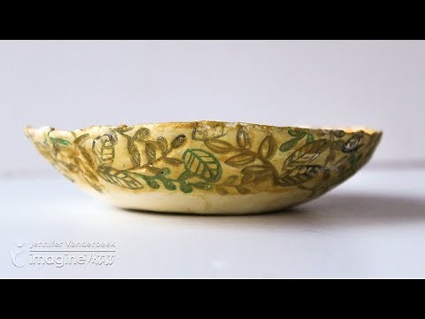 Learn How to Create a Beautiful Paper Clay Bowl