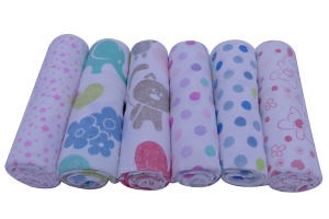 [Hot Item] Wholesale Baby Cloth Diapers 100% Cotton Flannel Baby Diapers