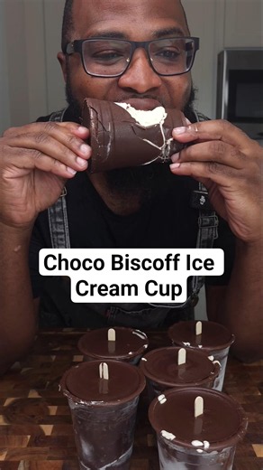 Choco Biscoff Ice Cream Cup #shorts #food #recipe