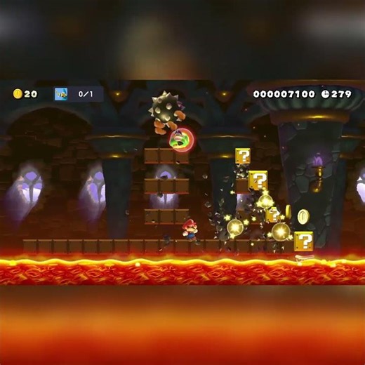 Kamek self building castle by Belengo #shorts 🍄Super Mario Maker 2 Switch 2 No Commentary #dxn