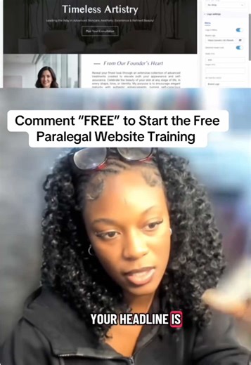 Comment “Free” to Start the Paralegal Free Website Training 🫶🏾 #freelanceparalegal #paralegalsoftiktok #shesaparalegal #legaltiktok