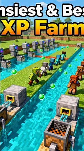 Easiest and Best XP Farm Ever #minecraft #viral #gaming #trending #shorts #shortsfeed @MrBeast