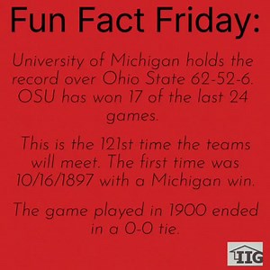 FUN FACT FRIDAY: Michigan vs OSU #collegefootball #rivalry #uofm | Integrity Inspection Group