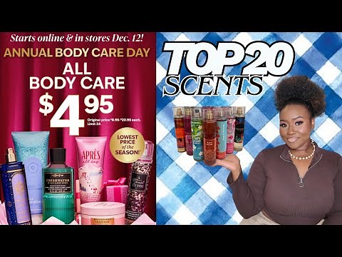 BATH & BODY WORKS BODY CARE DAY 2025 | TOP 20 SCENTS + WHAT'S WORTH BUYING