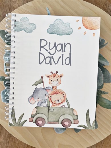 Baby Book, Personalized Baby Memory for Baby's First Year, Baby Memory Book Boy, Baby Journal, Baby Shower Gift, Baby Album, Baby Boy Gift - Etsy