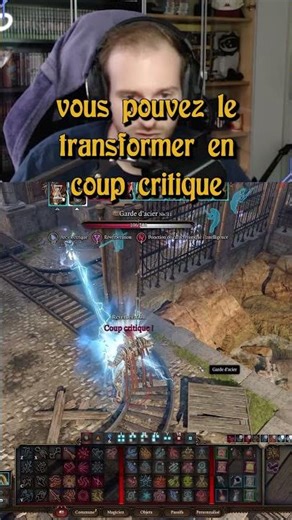 Baldur’s Gate III — 100 DAMAGE on a Steel Guard ⚡😳 #baldursgate3 #bg3fr