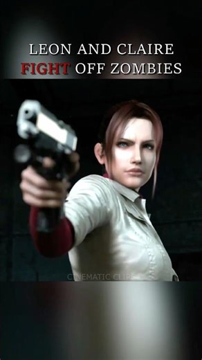 Leon and Claire VS zombies | Resident Evil |