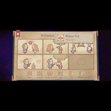 Storyteller Secret stamp collection walkthrough William tell, pierced fruit