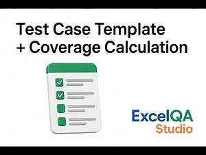 How to Create Test Case Template + Calculate Test Coverage in Excel