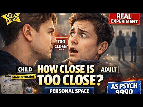 Perry et al. (Personal Space): Social Approach Cambridge AS Level 9990 Psychology