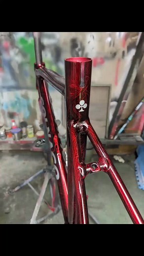 Custom Candy Red Paint for Colnago C64 Bicycle