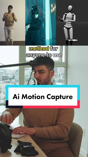 Want to try motion capture? AI markerless motion capture is a great place to start! It doesn't require any special equipment, just a camera or even your smartphone. By analyzing video footage, AI algorithms can track the key points on your body and create a virtual 3D model of your movements. If you're looking for a cool tool to try out, check out @Rokoko video! It's free and definitely worth giving a go. #mocap #motioncapture #madewithrokoko #ai #animation #cgi #podcast #podcastclips