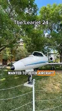 This Learjet Transported What? #aviation #aviationdaily #learjet #avgeek #history